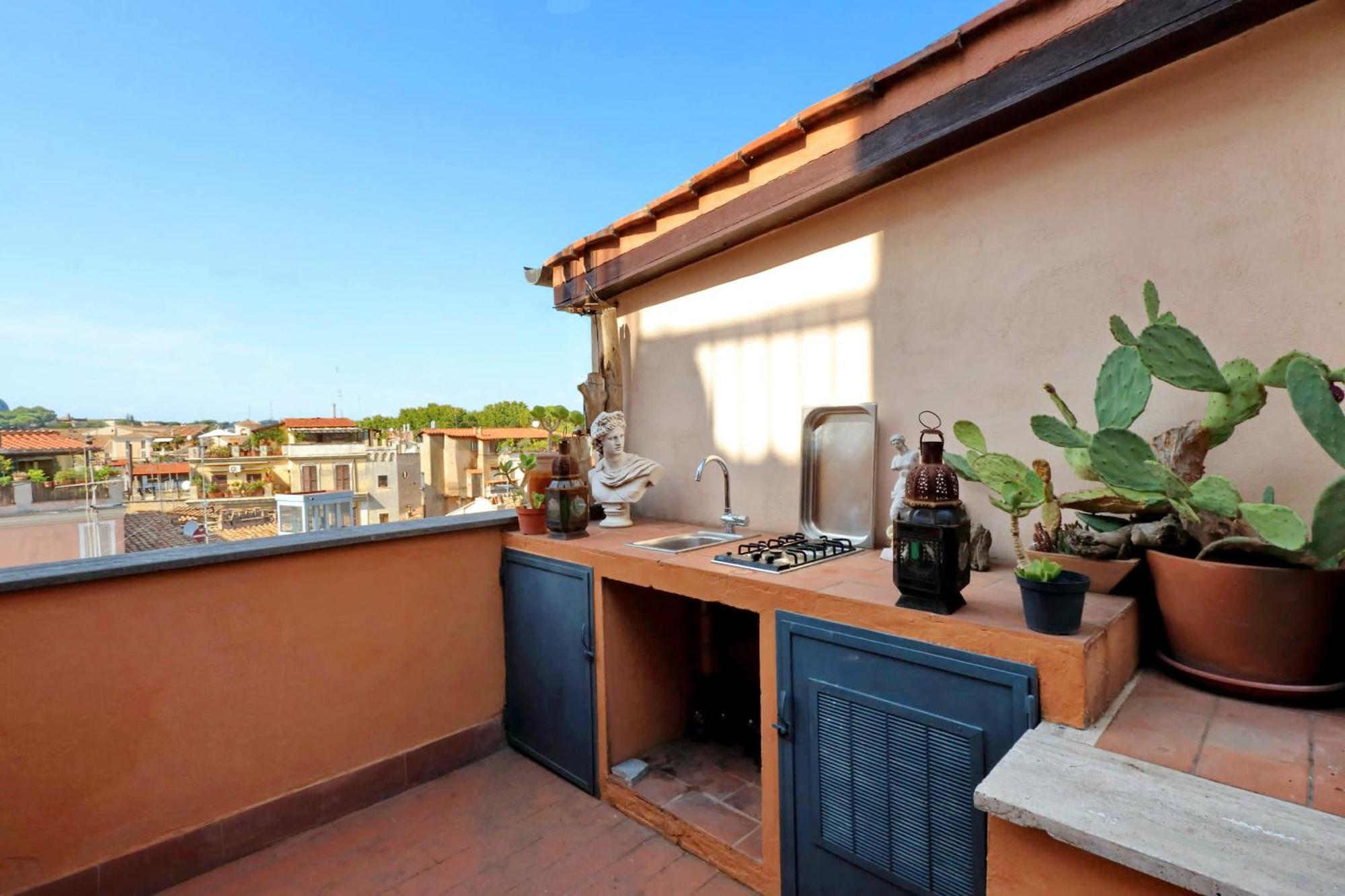 Vicolo Del Cinque Penthouse | Romeloft Daire Dış mekan fotoğraf